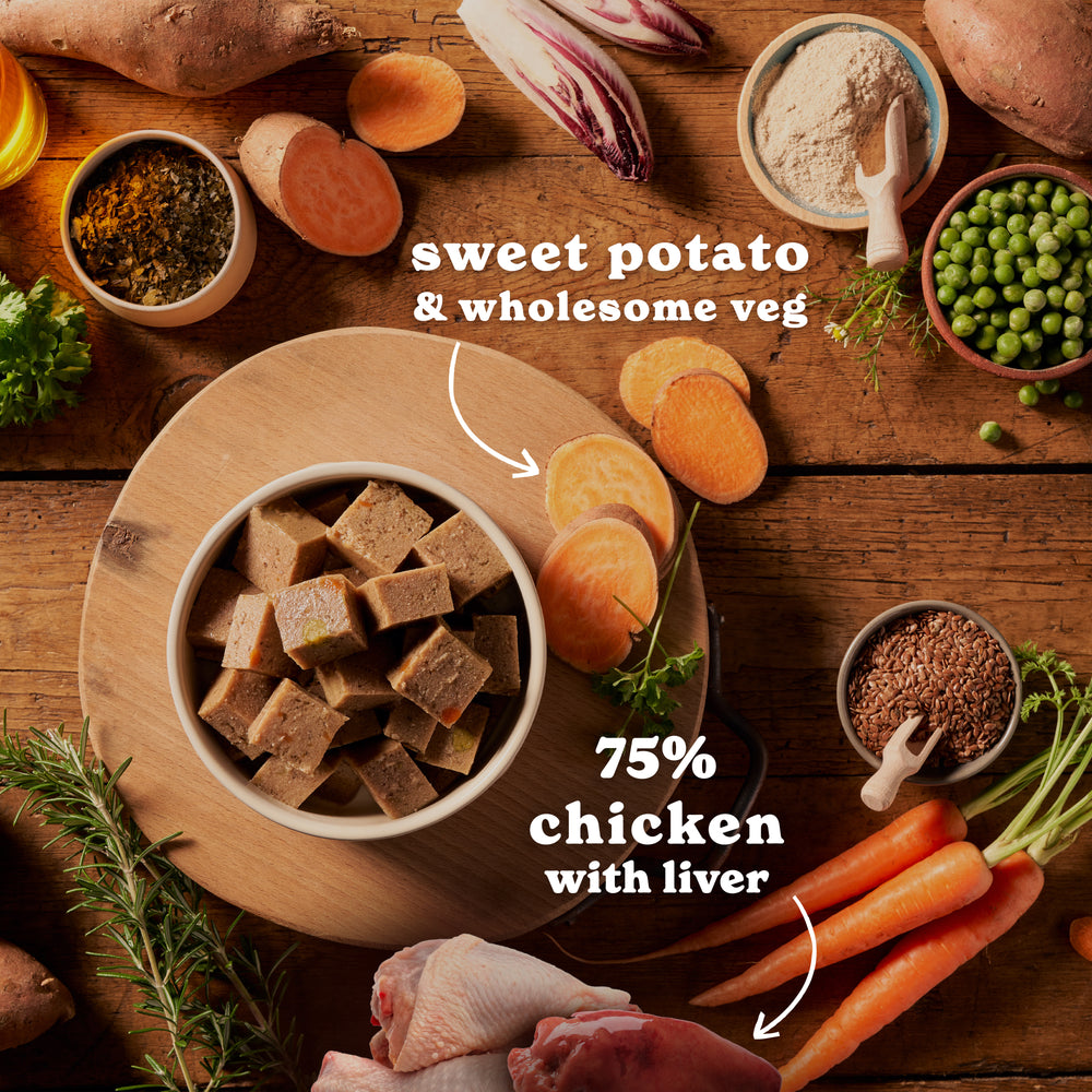 Chicken & Liver Wet Dog Food