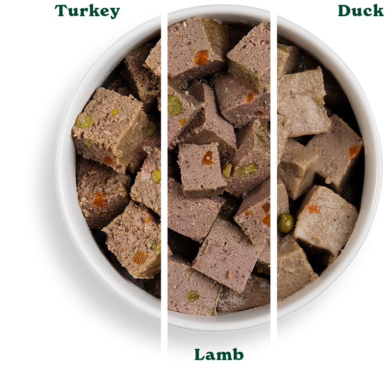 GF 12x395g VP ADT Turkey Lamb Duck Split Bowls 790px