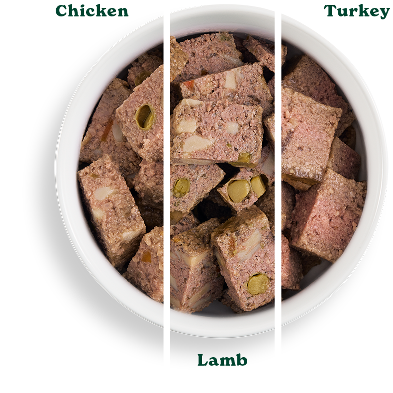 GF 6x150g SP VP ADT Chicken Lamb Turkey Split Bowls 790px