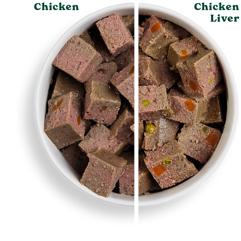GF 6x395g VP ADT Chicken ChickenLiver Split Bowls 790px