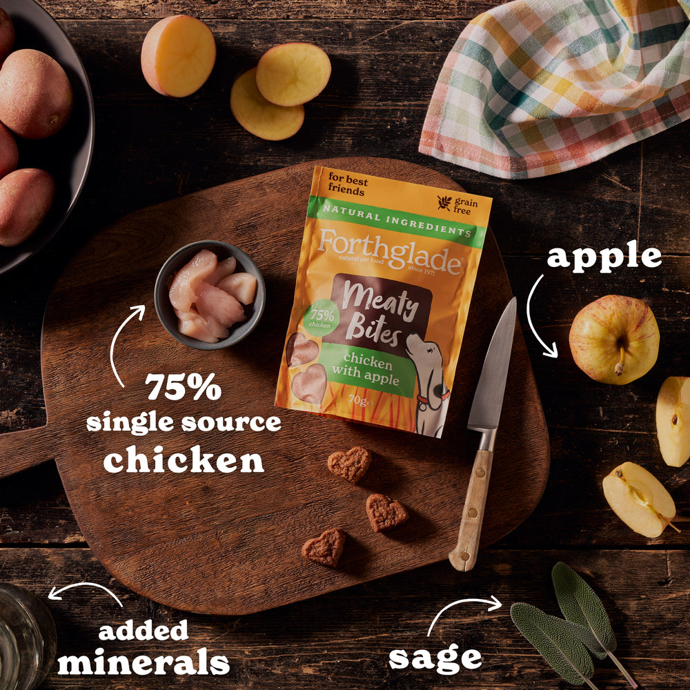 Meaty Bites Chicken & Apple Dog Treats