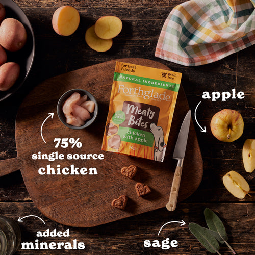 Meaty Bites Chicken & Apple Dog Treats
