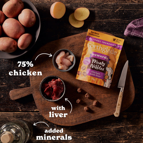 Meaty Nibbles Chicken & Liver Dog Treats