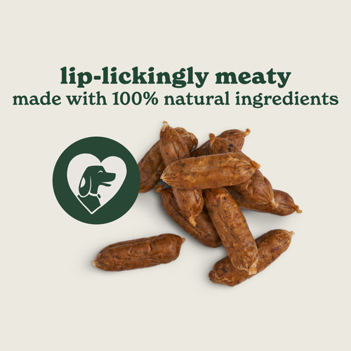 Meaty Sausages Pork & Venison Dog Treats