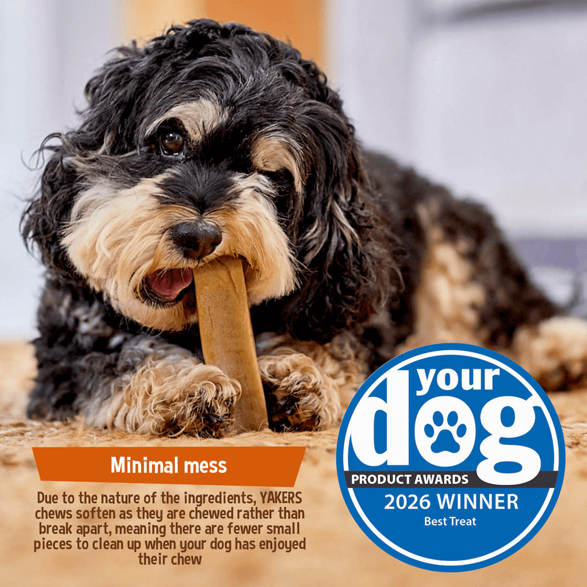 YAKERS Strawberry Dog Chew