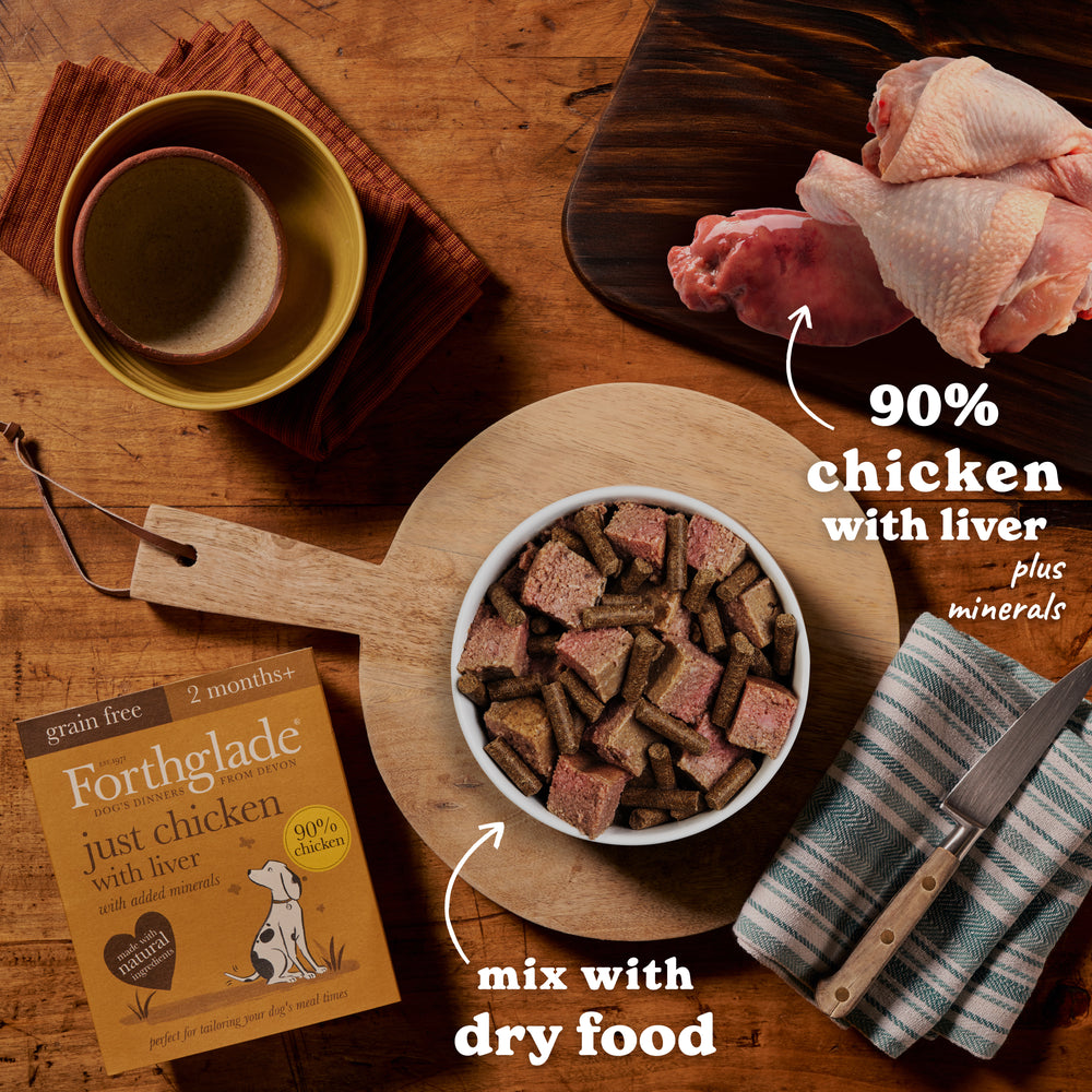 Just Chicken & Liver Complementary Wet Dog Food