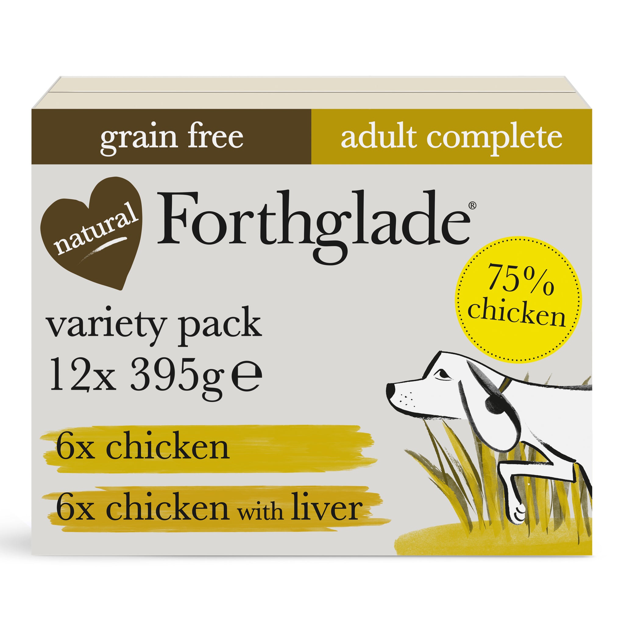Natural grain dog shop food