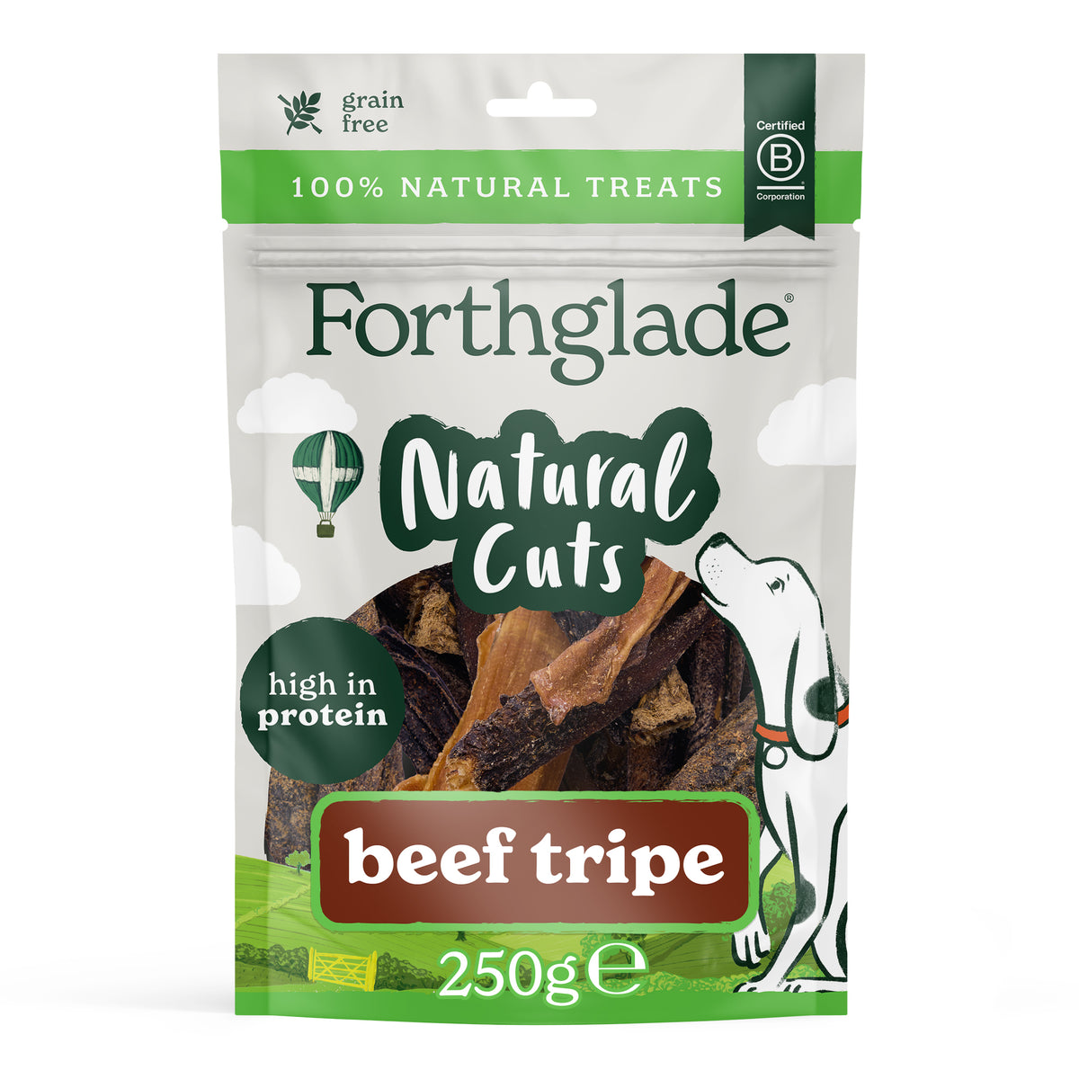 Cuts Air Dried Beef Tripe Meaty Dog Treats