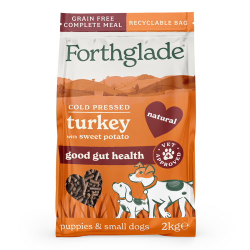 Small Breed Cold Pressed Turkey Dry Dog Food - Main Image