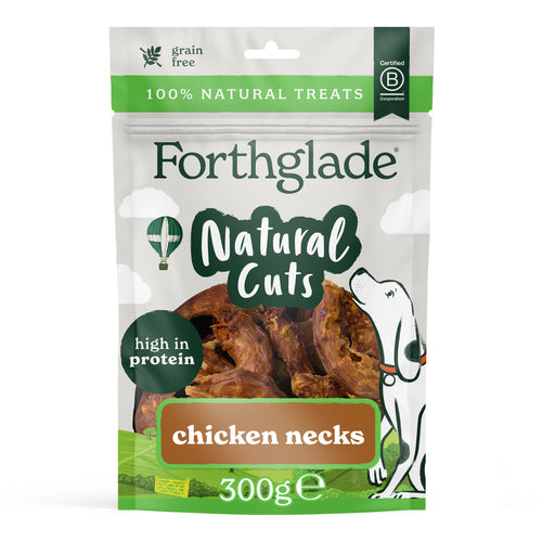Natural Cuts Air Dried Chicken Necks - Meaty Dog Treats