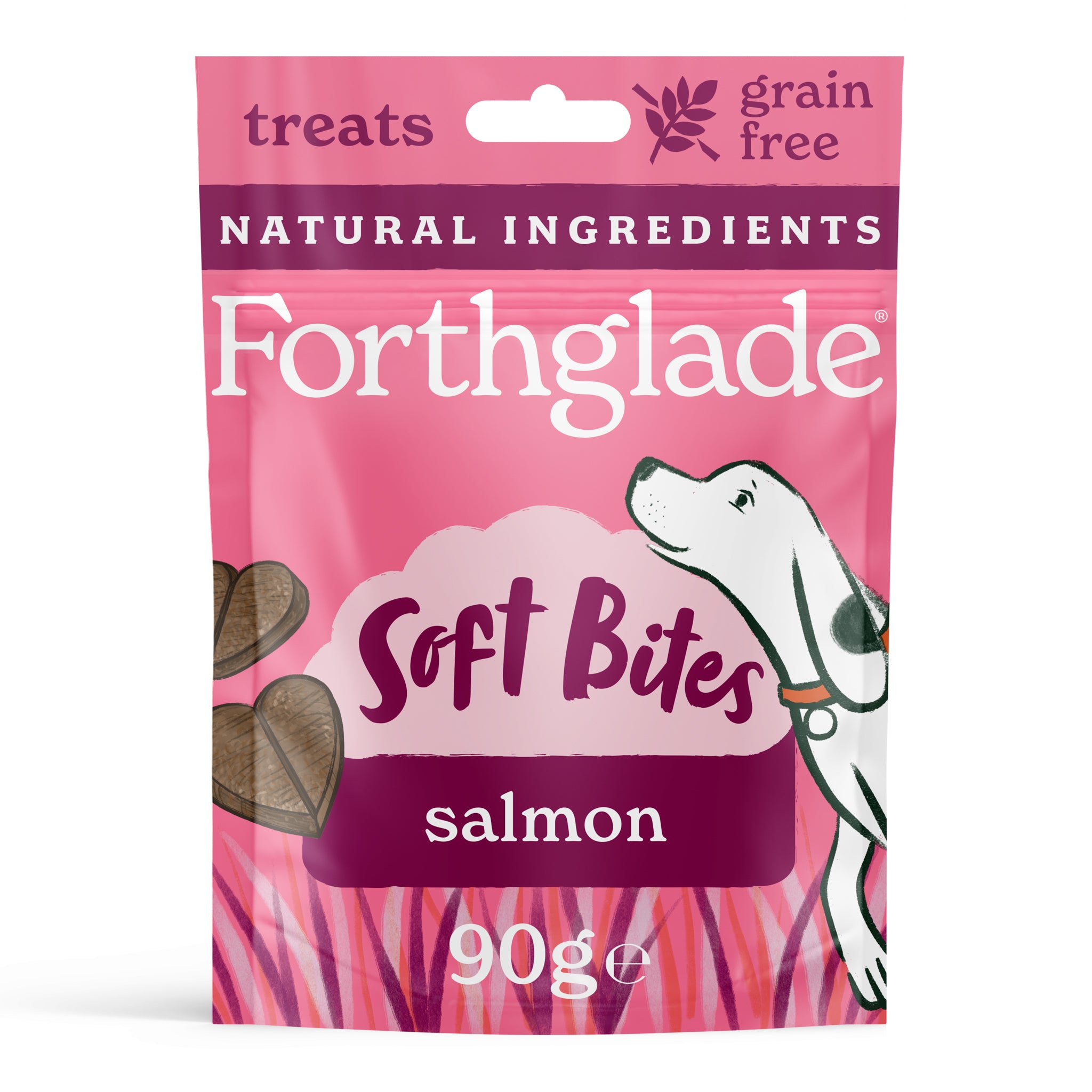 Natural Salmon Dog Treats Soft Bites Forthglade