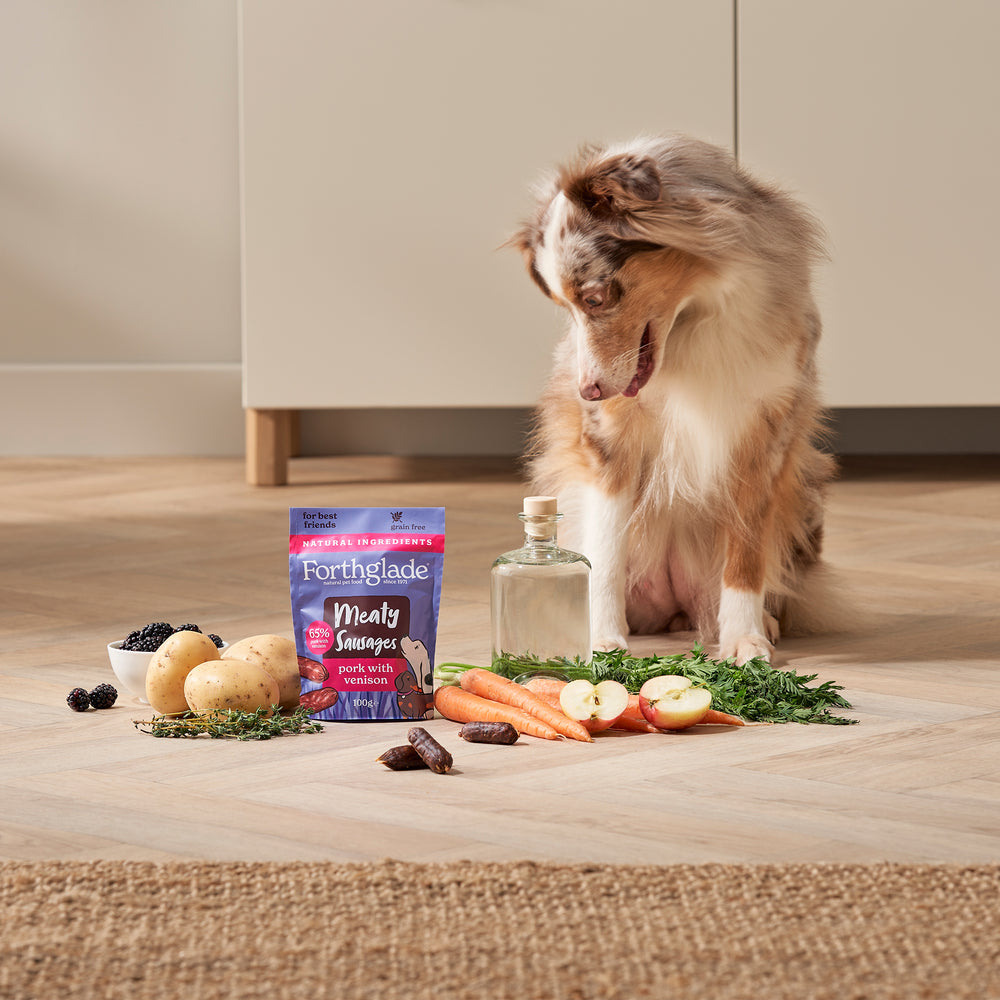 Meaty Sausages Pork & Venison Dog Treats (3 x 100g)