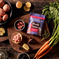 Meaty Sausages Pork & Venison Dog Treats (3 x 100g)