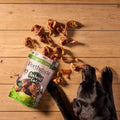 Natural Cuts Air Dried Pigs Ear Strips - Meaty Dog Treats