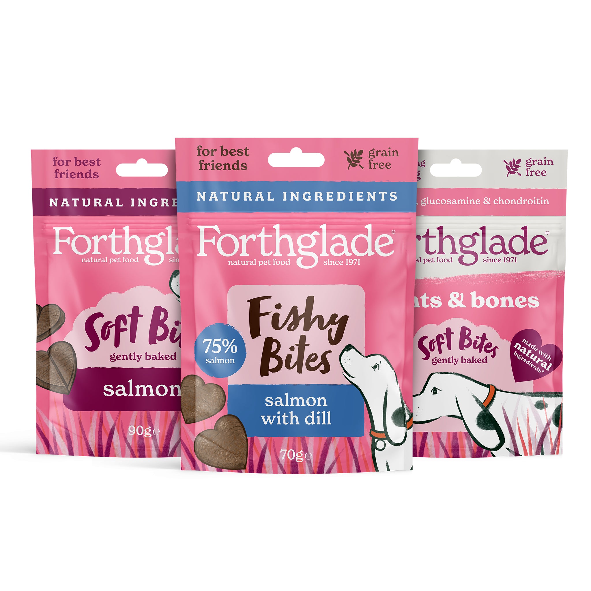 Fishy Treats Bundle Grain Free Salmon Treats Forthglade