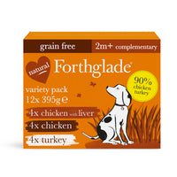 Just Chicken, Liver & Turkey Wet Dog Food Variety Pack
