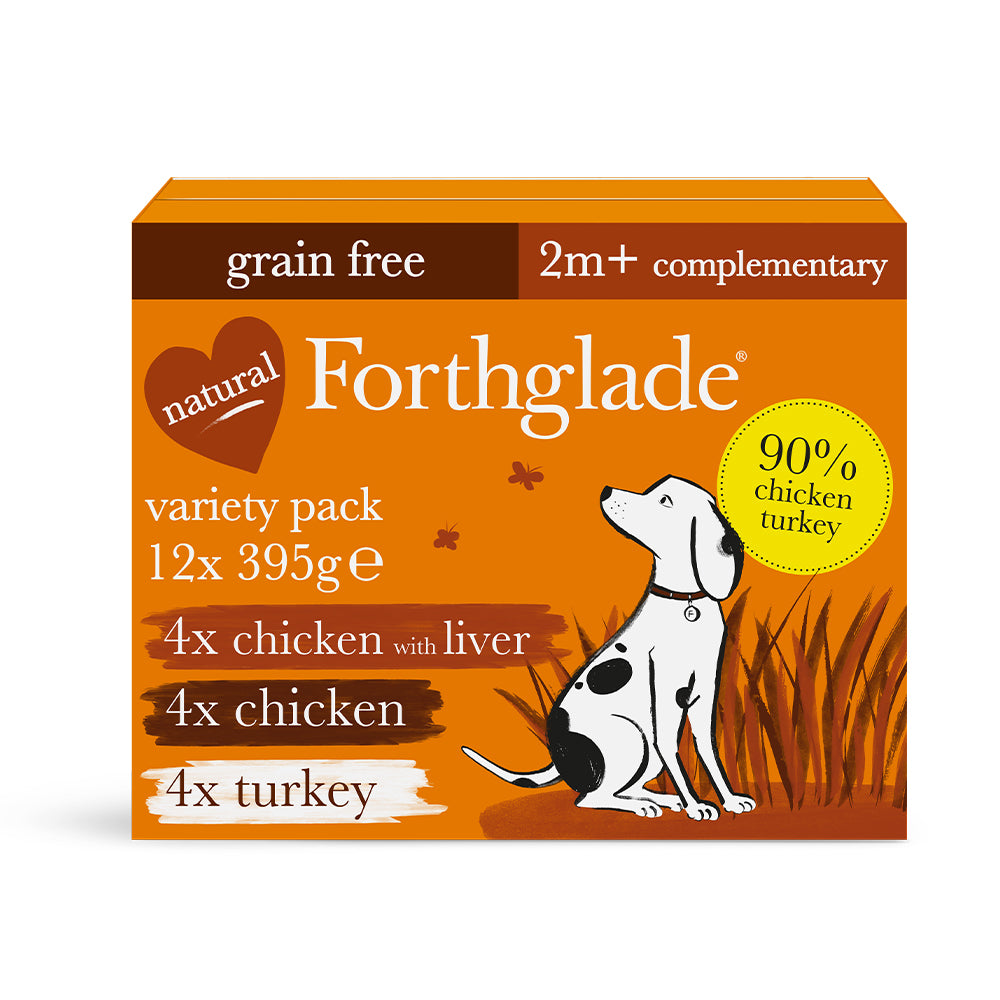 Just Chicken, Liver & Turkey Wet Dog Food Variety Pack