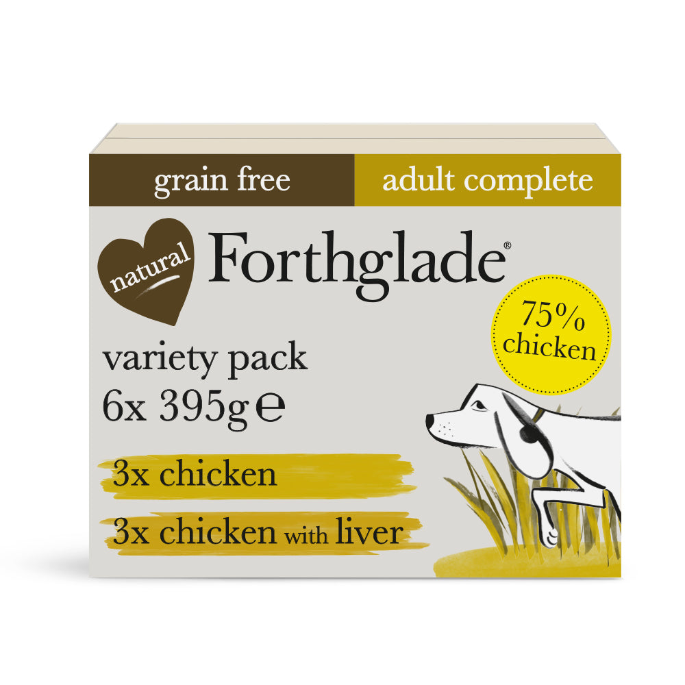 Chicken & Liver Wet Dog Food Variety Pack