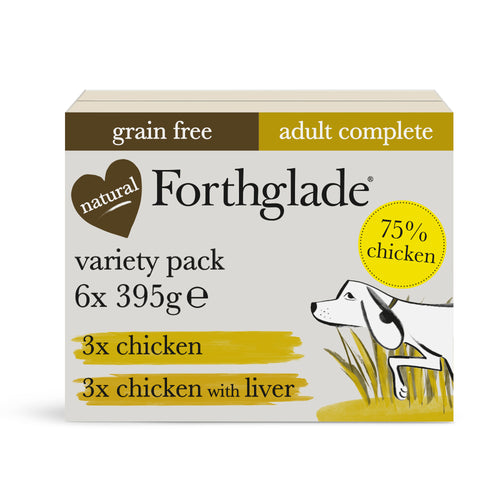 Chicken & Liver Wet Dog Food Variety Pack