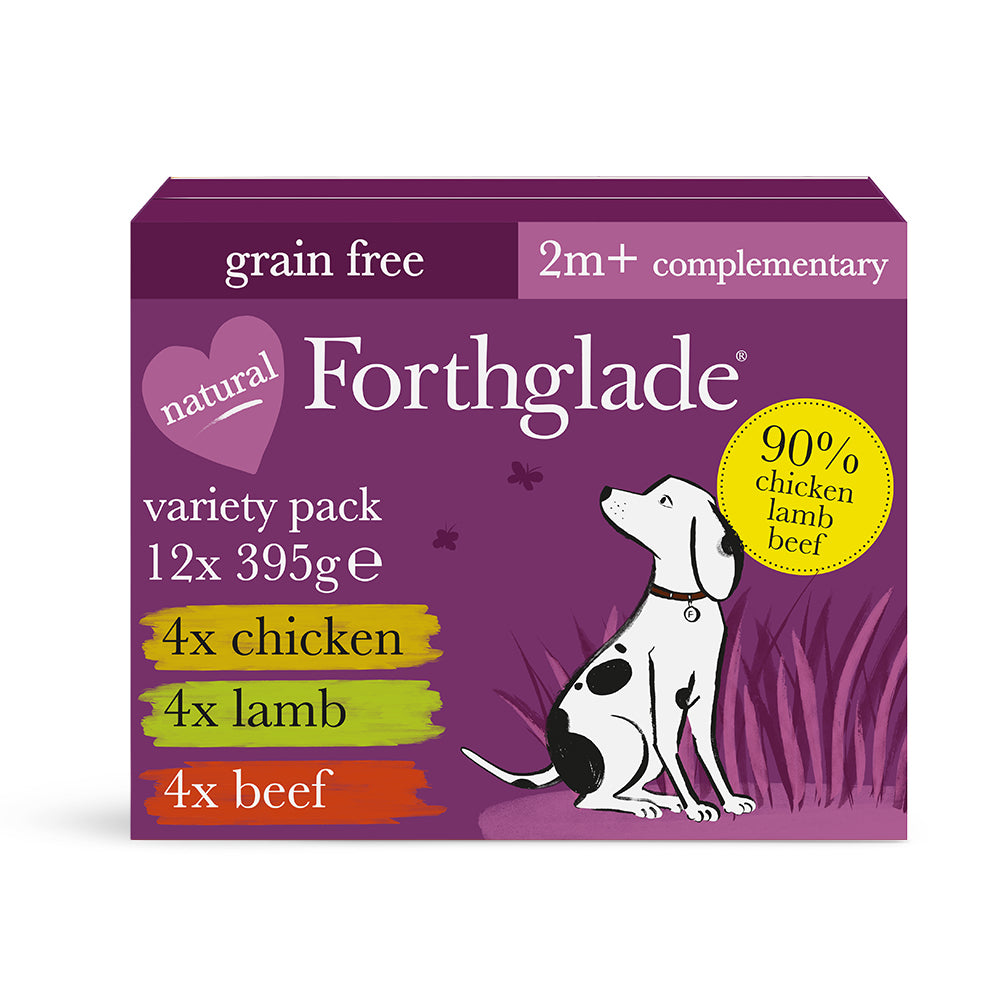 Just Chicken, Lamb & Beef Wet Dog Food Variety Pack