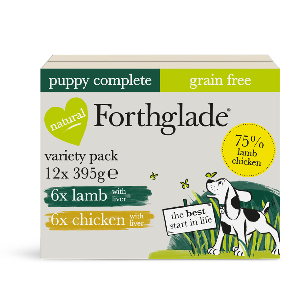 Puppy Chicken & Lamb Wet Dog Food Variety Pack
