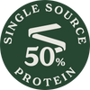 50% Single Source Protein