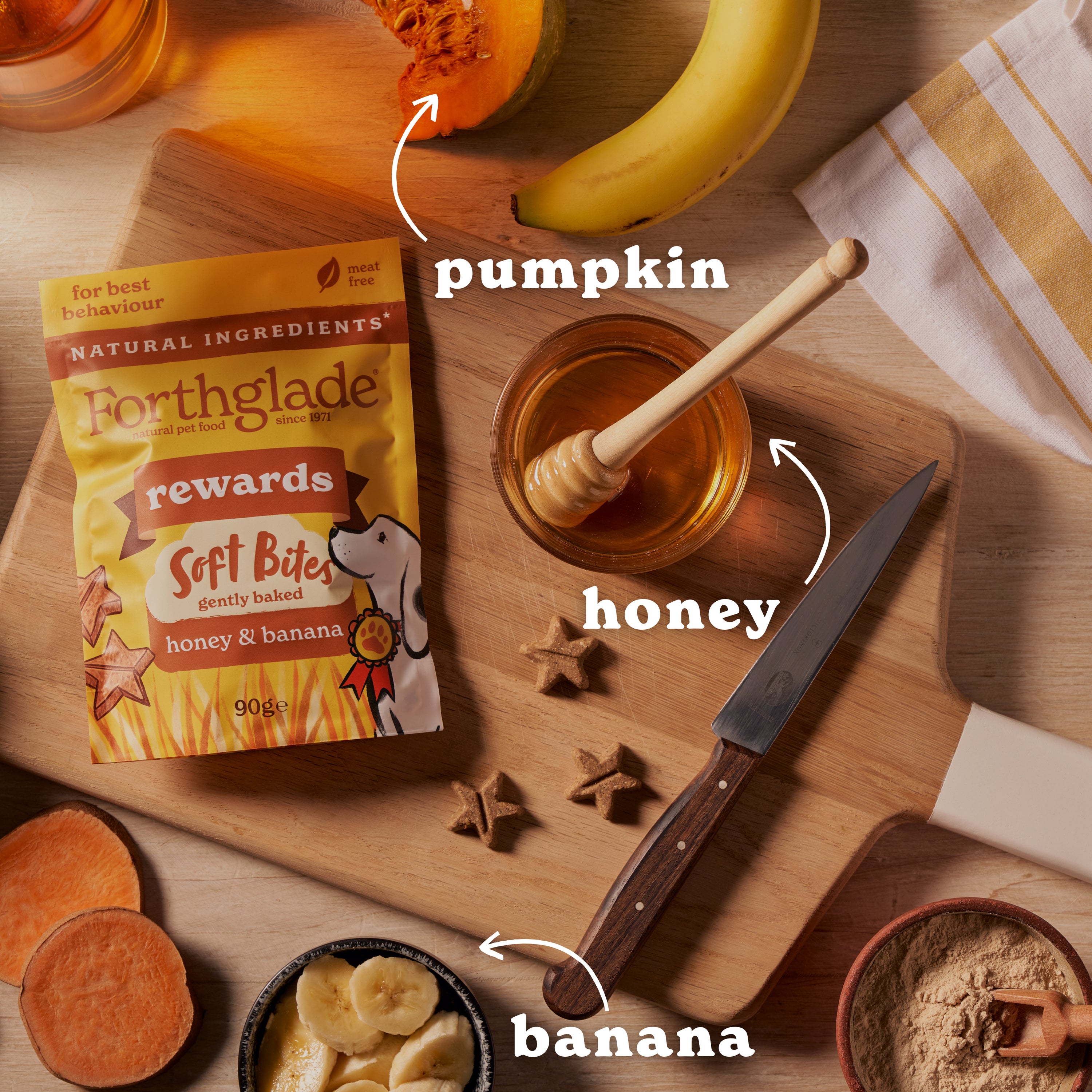 Rewards Honey & Banana Dog Training Treats