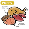 Grain Free Lamb with Liver & Chicken with Liver Puppy Dog Food - Small Breeds