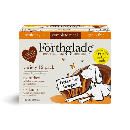Senior Turkey & Lamb Wet Dog Food Variety Pack