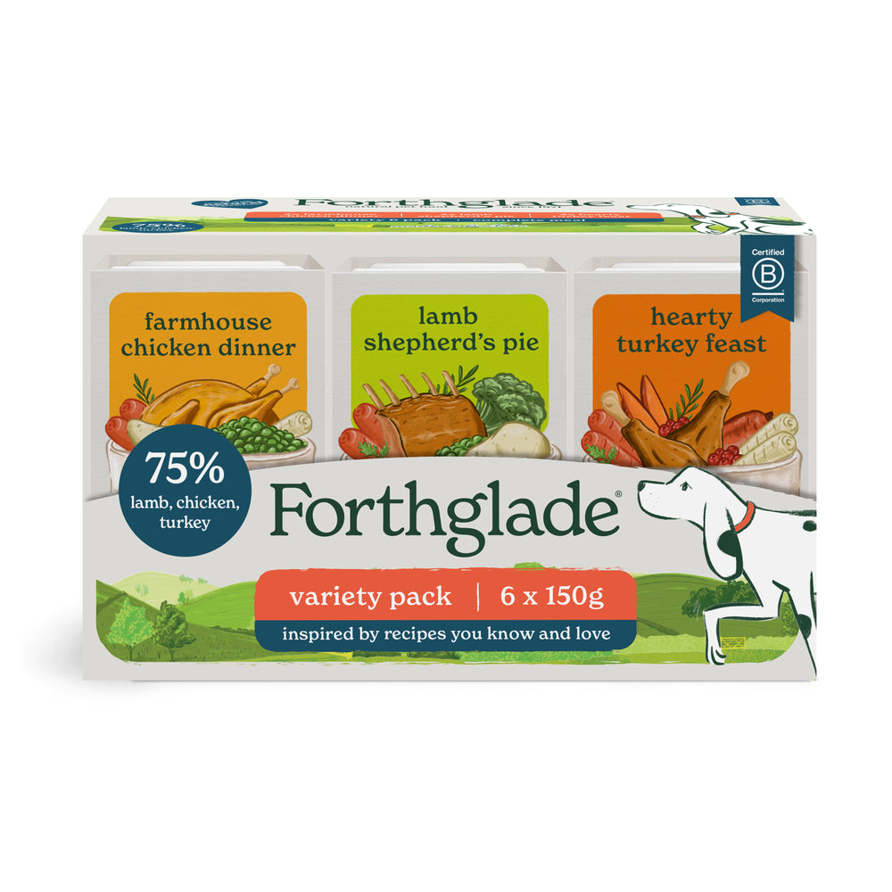 Small Portion Variety Pack – Chicken, Turkey & Lamb Wet Meals