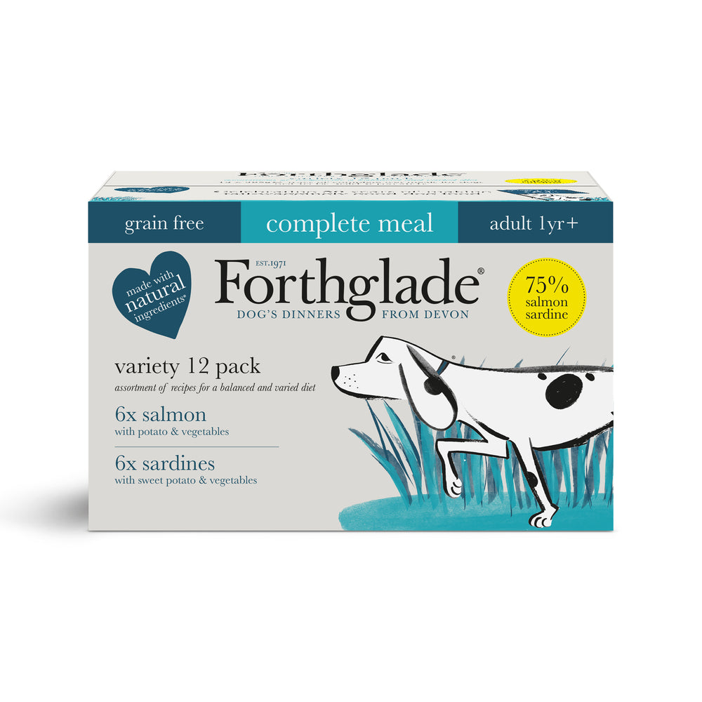 Salmon & Sardines Wet Dog Food Variety Pack