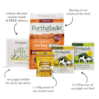 Puppy Dog Food & Treat Pack