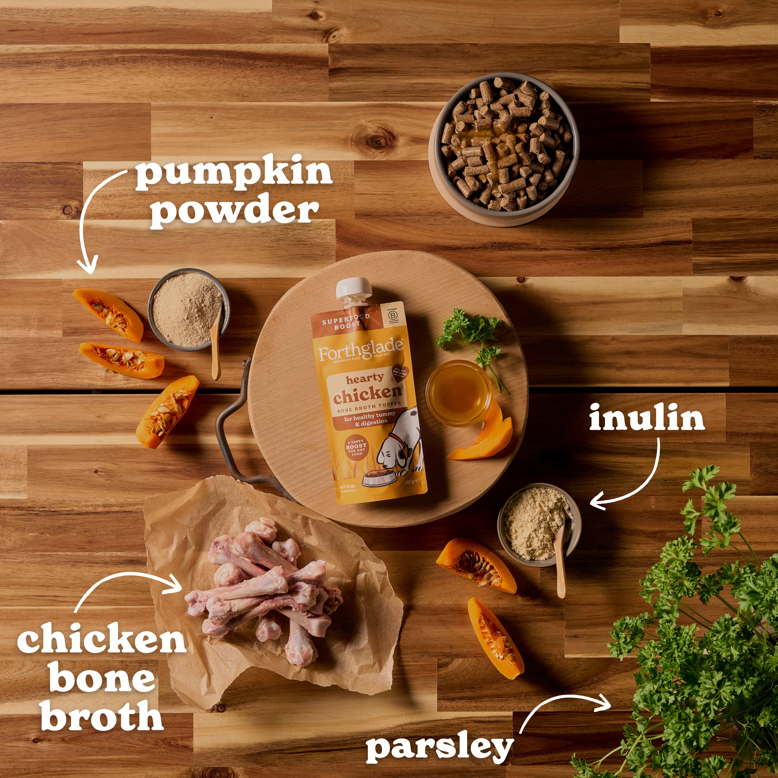 Hearty Chicken Bone Broth Topper
