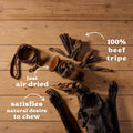 Natural Cuts Air Dried Beef Tripe - Meaty Dog Treats