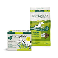 Lamb & Turkey Wet Dog Food + Lightly Baked Lamb Bundle (1 x 6kg + 12 x 395g)