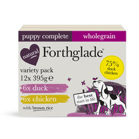 Puppy Duck & Chicken With Brown Rice Wet Dog Food Variety Pack