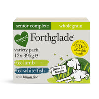 Senior Lamb & White Fish Wet Dog Food Variety Pack