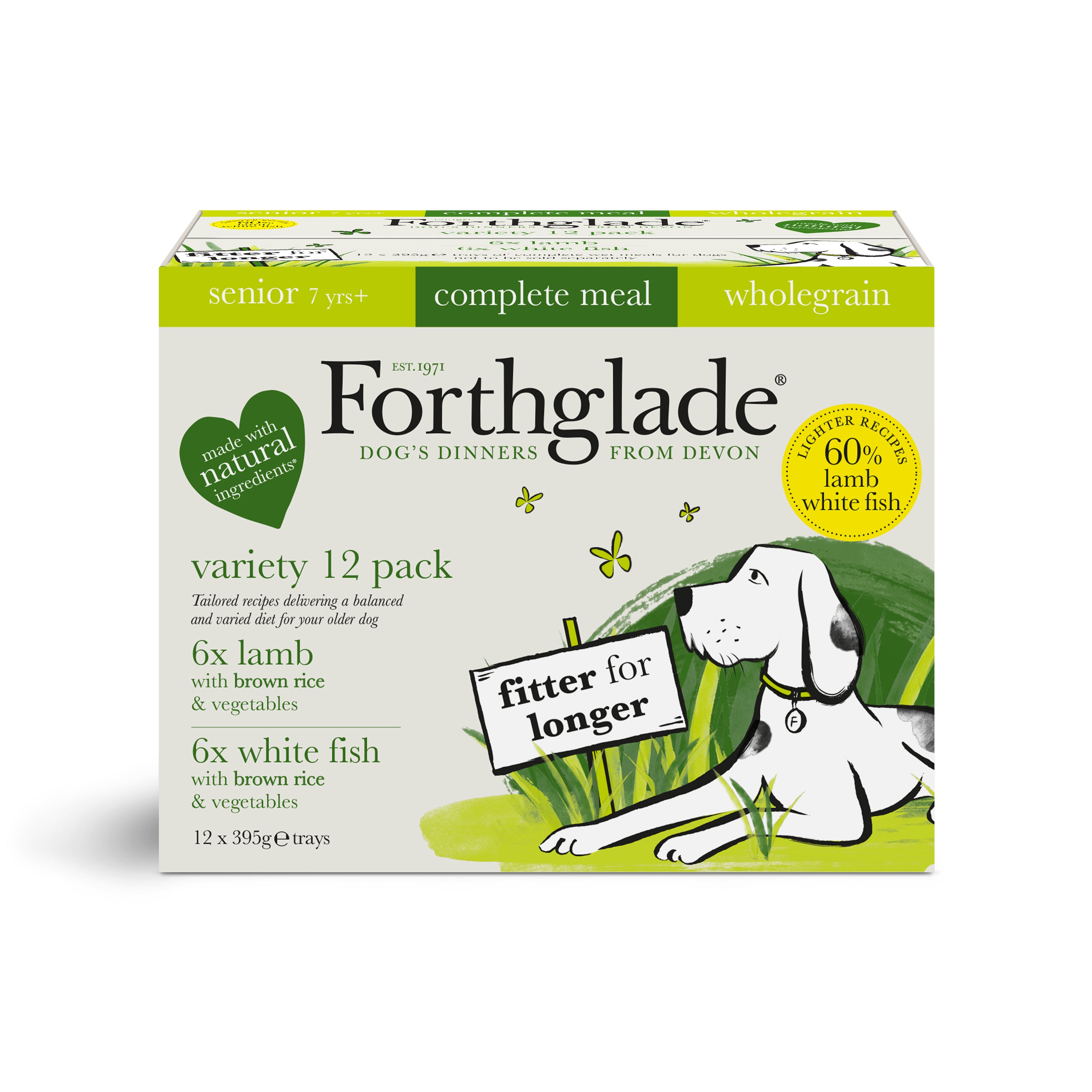 Senior Lamb & White Fish Wet Dog Food Variety Pack