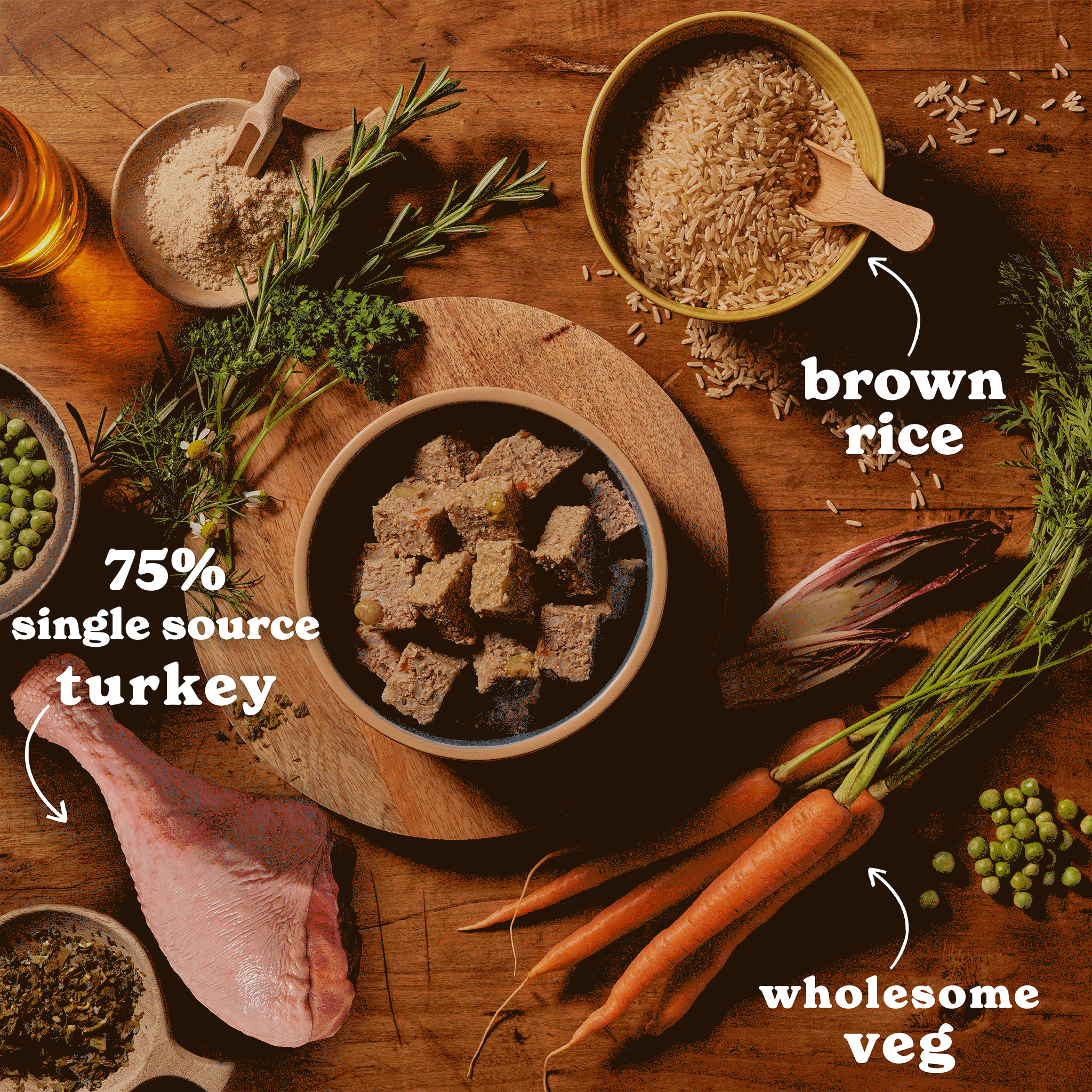 Turkey, Lamb & Chicken Wet Dog Food Variety Pack