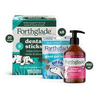 Wellbeing Essentials Dog Treats & Supplements Bundle