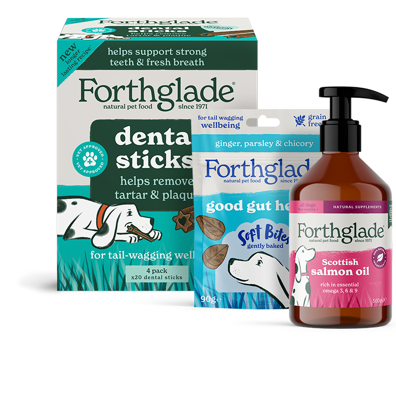Wellbeing Essentials Dog Treats Supplements Bundle 790px