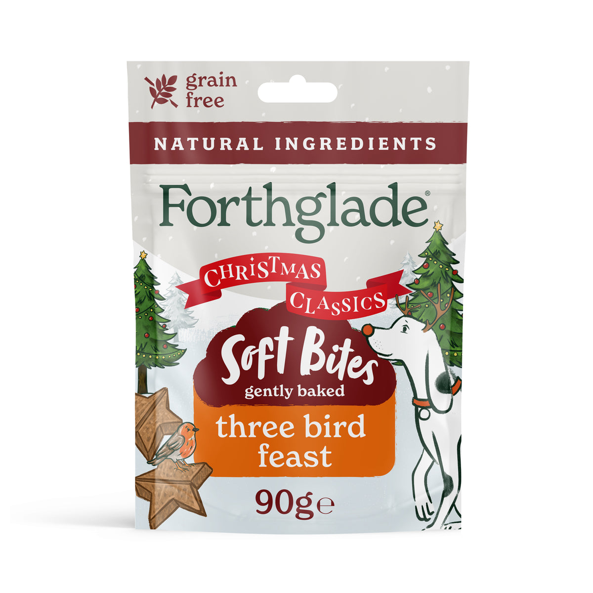 Christmas Classics Three Bird Feast Dog Treats