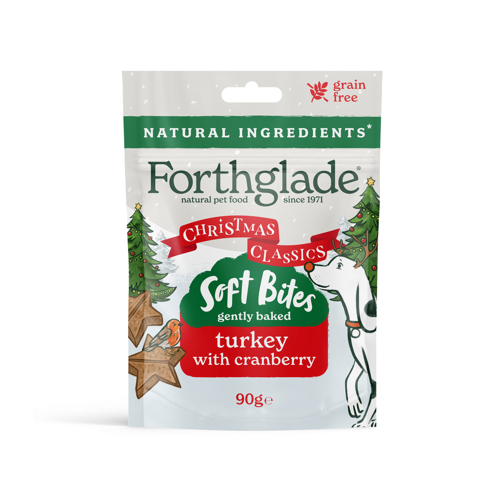 Christmas Classics Dog Treats with Turkey & Cranberry