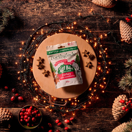 Christmas Classics Dog Treats with Turkey & Cranberry