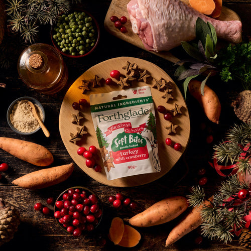 Christmas Classics Dog Treats with Turkey & Cranberry