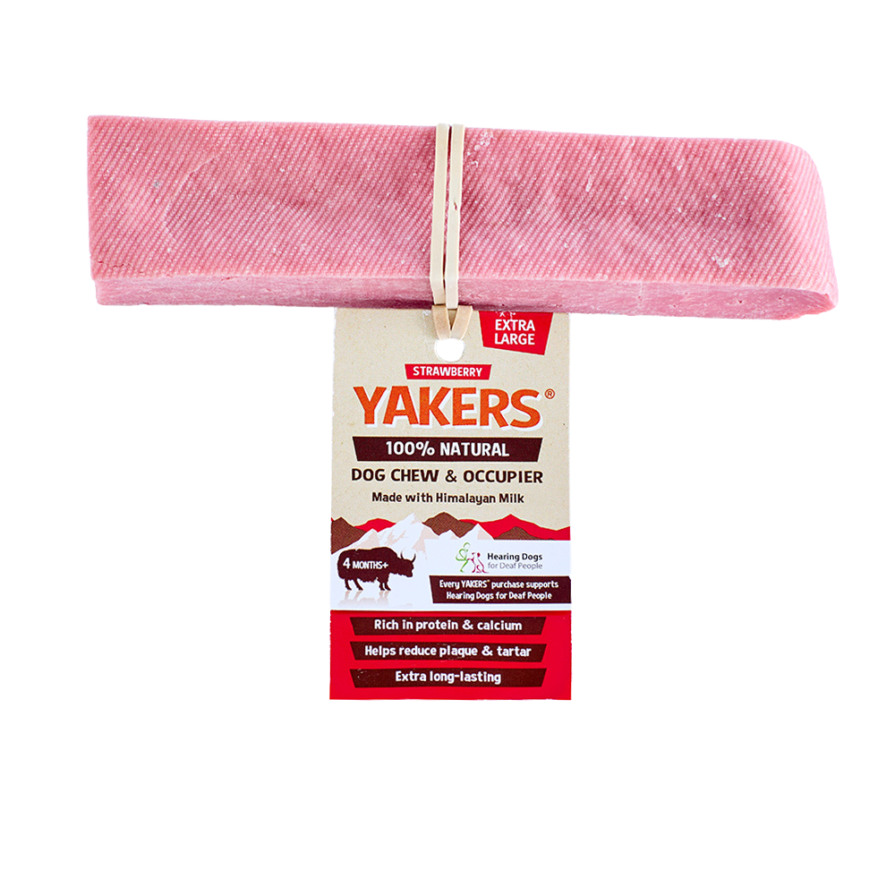 YAKERS Strawberry Dog Chew