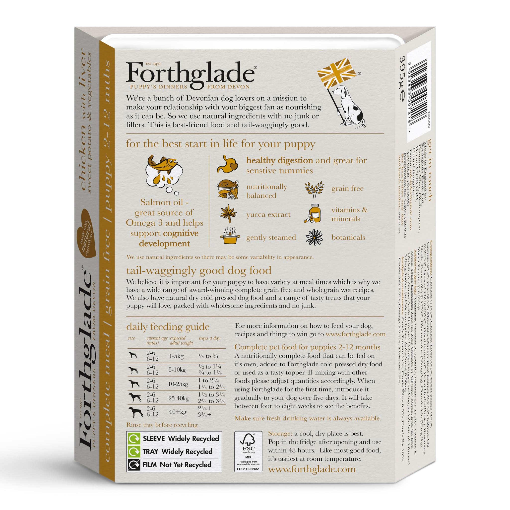 Forthglade wet puppy food top