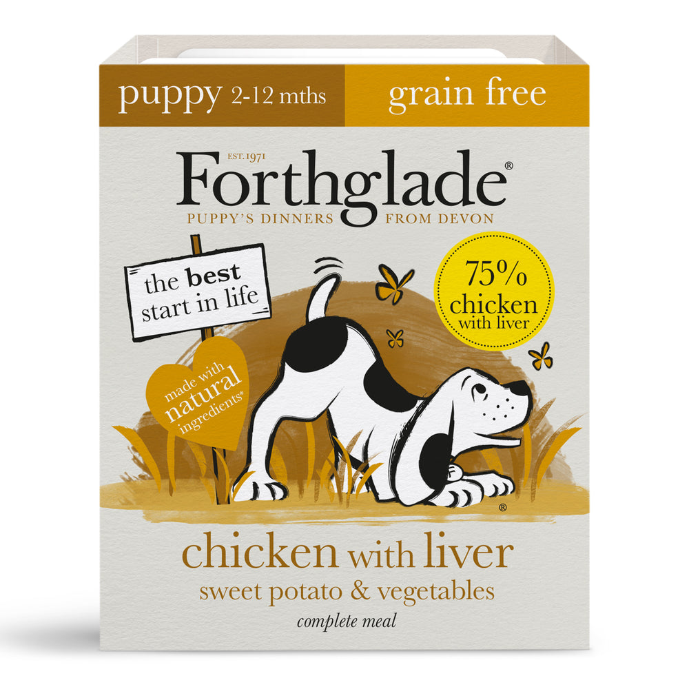 Puppy Chicken & Liver Wet Dog Food