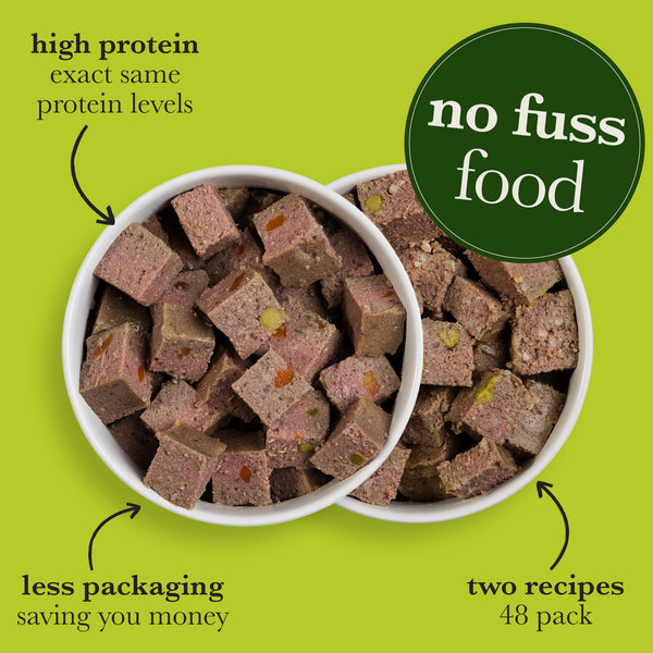chicken grain free & brown rice wet dog food duo