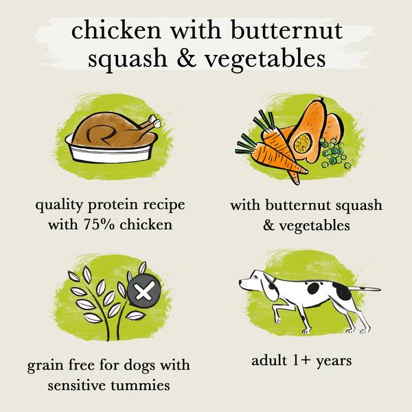 chicken grain free & brown rice wet dog food duo